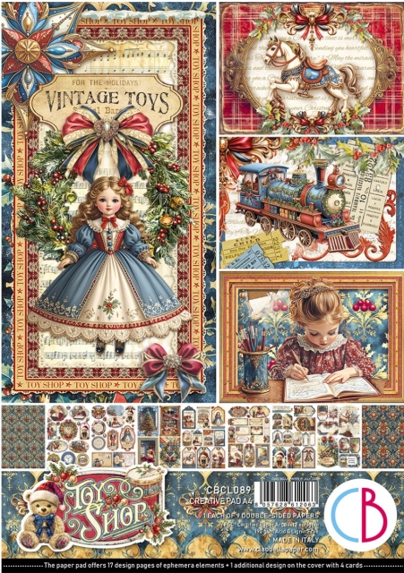 Ciao Bella Paper Creative Pad A4 Toy Shop