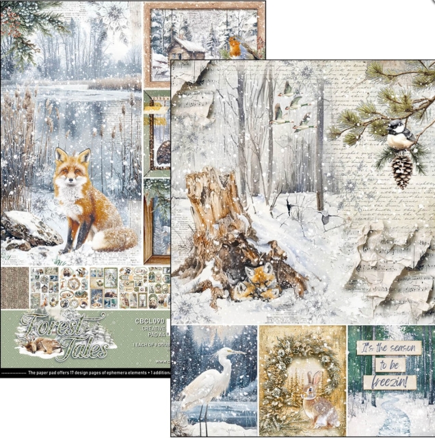 Ciao Bella Paper Creative Pad A4 Forest Tales
