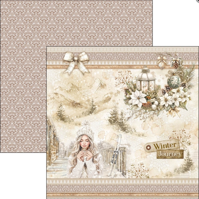 Ciao Bella Paper 12 x 12 Inch Paper Pad Winter Season