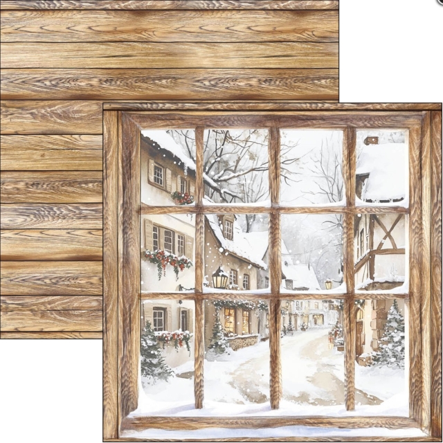 Ciao Bella Paper 12 x 12 Inch Patterns Pad Winter Season