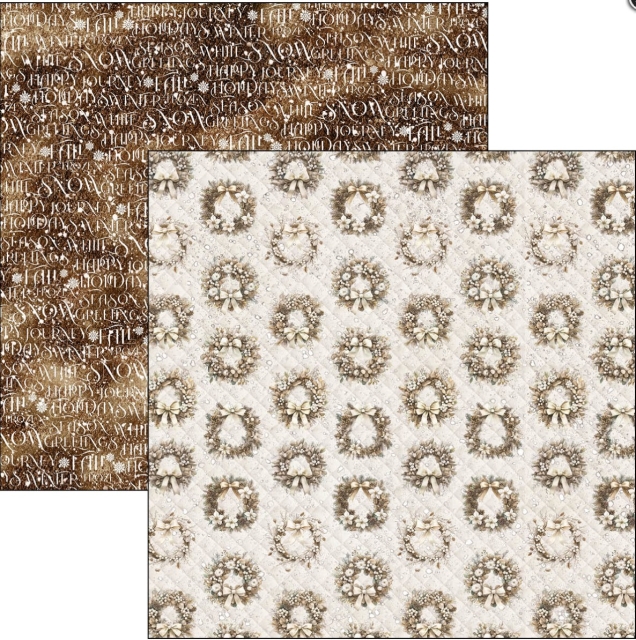 Ciao Bella Paper 12 x 12 Inch Patterns Pad Winter Season