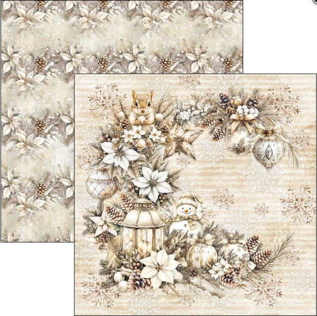 Ciao Bella Paper 12 x 12 Inch Patterns Pad Winter Season