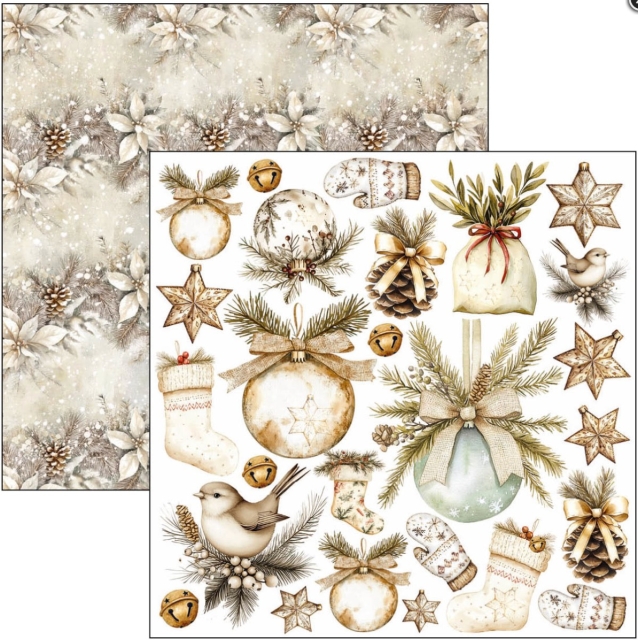 Ciao Bella Paper 6 x 6 Inch Fussy Cut Pad Winter Season