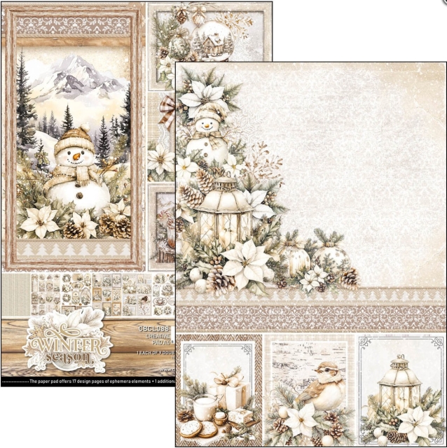 Ciao Bella Paper Creative Pad A4 Winter Tales