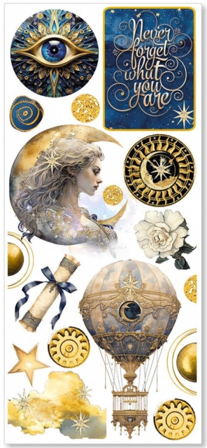 Ciao Bella Paper Art Stickers Celestial