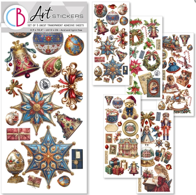 Ciao Bella Paper Art Stickers Toy Shop