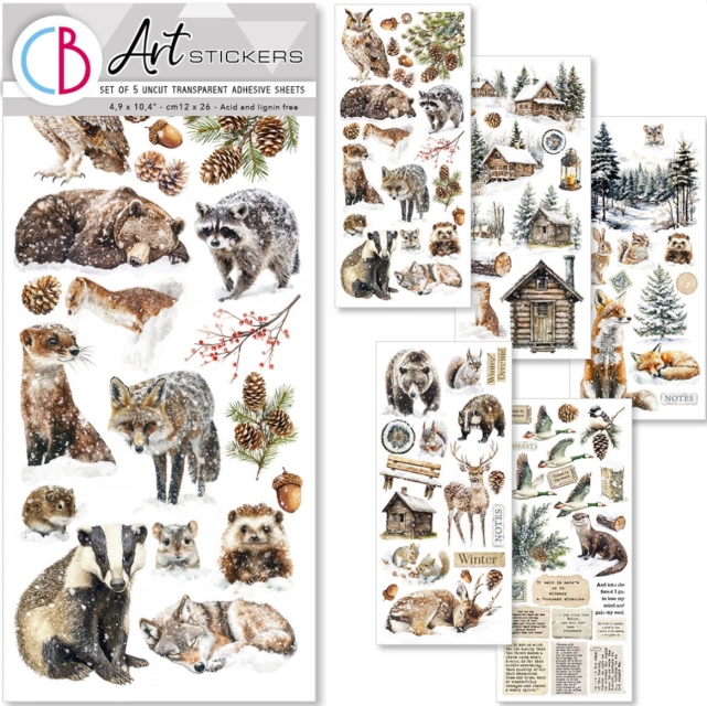 Ciao Bella Paper Art Stickers Forest Tales