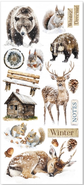 Ciao Bella Paper Art Stickers Forest Tales