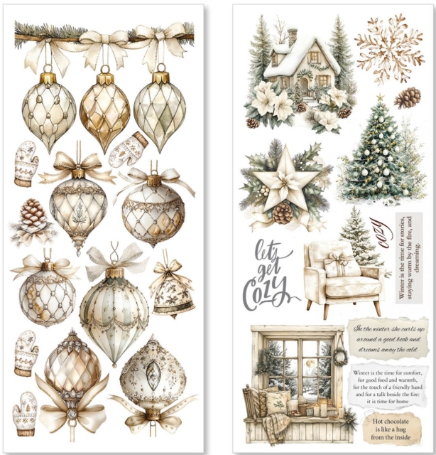 Ciao Bella Paper Art Stickers Winter Season