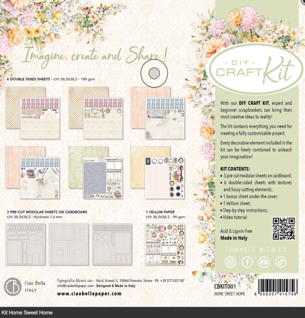 Ciao Bella Paper Kit Home Sweet Home