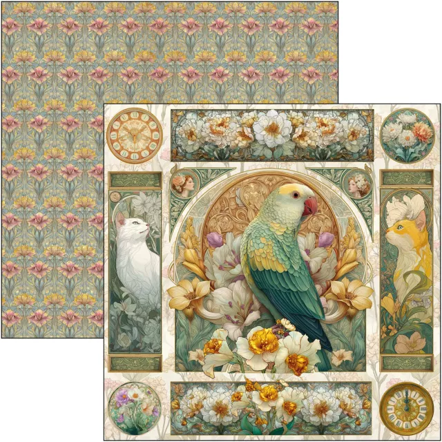 Ciao Bella Paper Pad 8 x 8 Inch Artemis