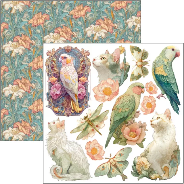 Ciao Bella Paper 6 x 6 Inch Fussy Cut Pad Artemis
