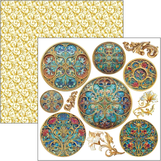 Ciao Bella Paper 6 x 6 Inch Fussy Cut Pad Artemis