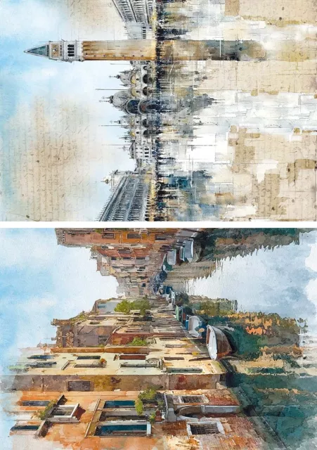 Ciao Bella Paper Rice Paper Reispapier A5 Mixed A Walk in Venice