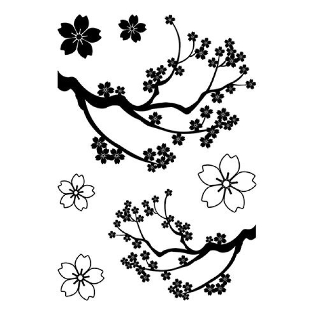 Stempel Clear Transparentstempel Sakura