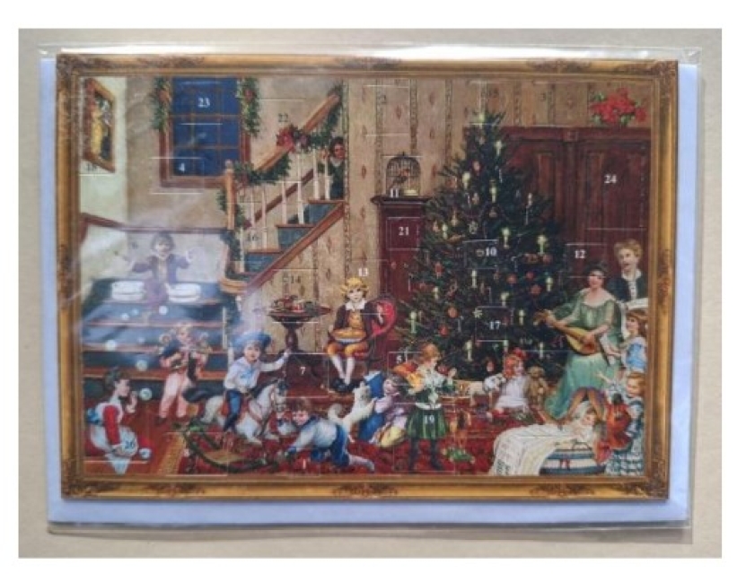 Ernst Freihoff Adventskalender-Karte DIN A6