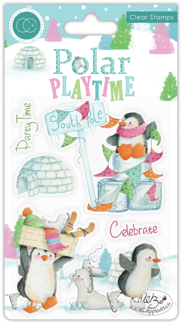 Craft Consortium Clear Stamp Transparenter Stempel Polar Playtime