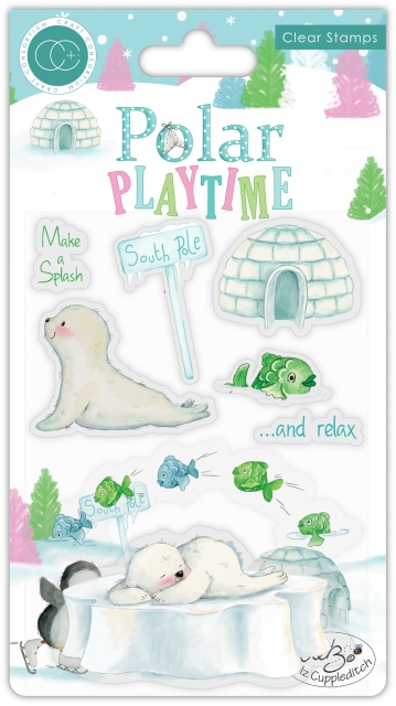 Craft Consortium Clear Stamp Transparenter Stempel Polar Playtime Make a Splash