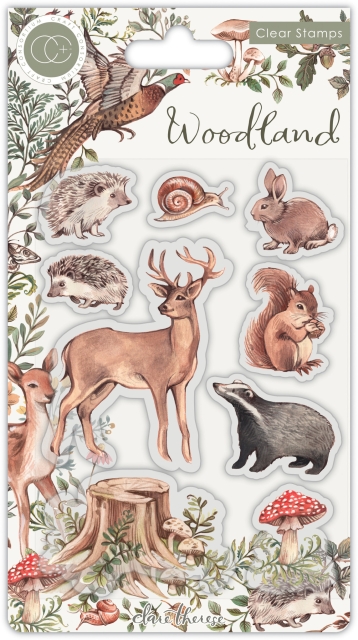 Craft Consortium Clear Stamp Transparenter Stempel Woodland Animals
