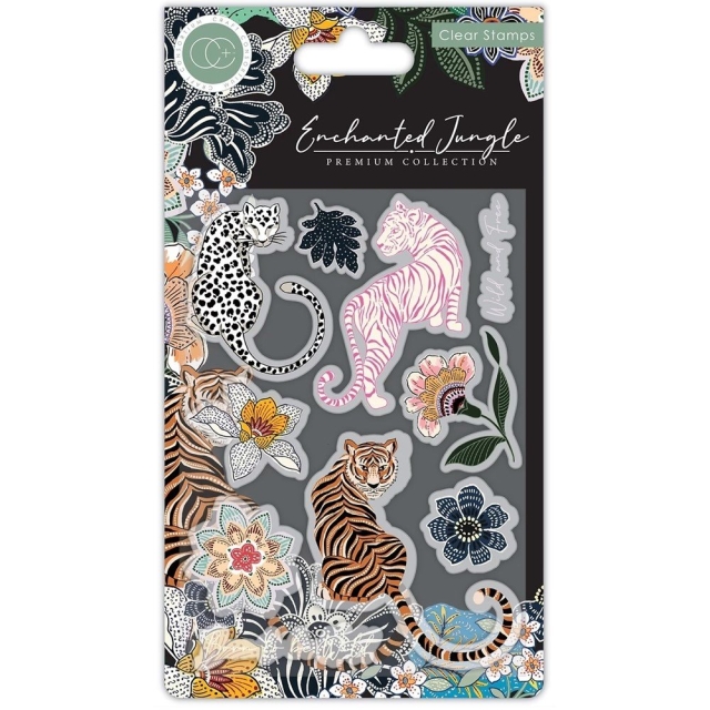 Craft Consortium Clear Stamp Transparenter Stempel Enchanted Jungle