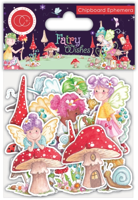 Craft Consortium Fairy Wishes Chipboard Ephemera