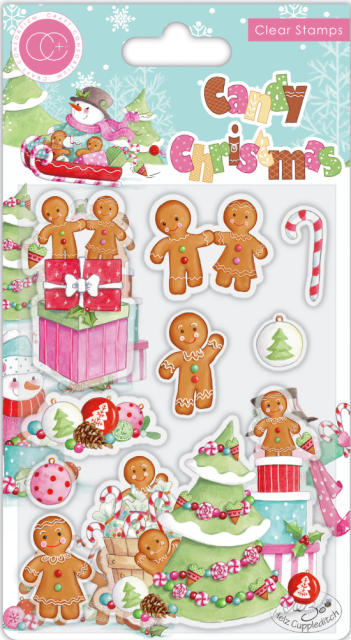 Craft Consortium Clear Stamps Candy Christmas Decorate