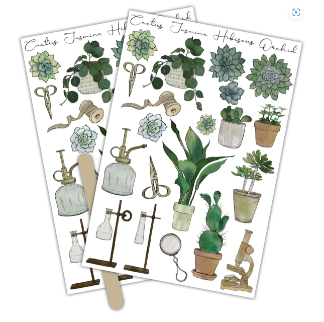 Craft Consortium Botany Boutique Rub-Ons