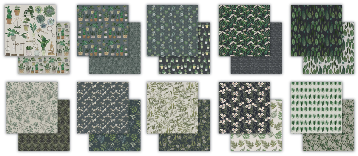 Craft Consortium 6 x 6 Inch Pad Botany Boutique