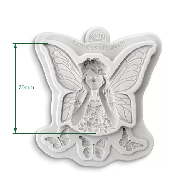 Katy Sue Designs Cosmic Shimmer Silicone Mould Fairy Queen
