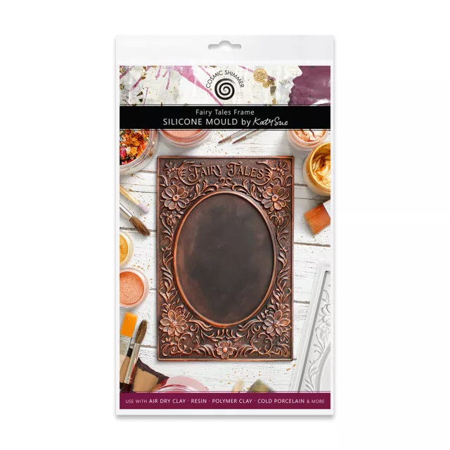 Katy Sue Designs Cosmic Shimmer Silicone Mould Fairy Tales Frame