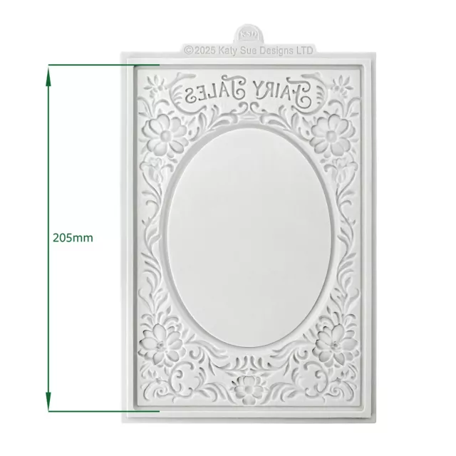 Katy Sue Designs Cosmic Shimmer Silicone Mould Fairy Tales Frame