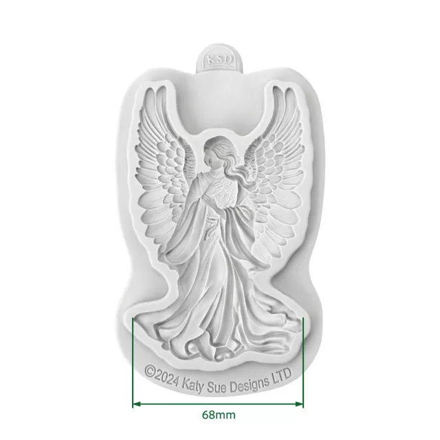 Katy Sue Designs Cosmic Shimmer Silicon Mould Guardian Angel