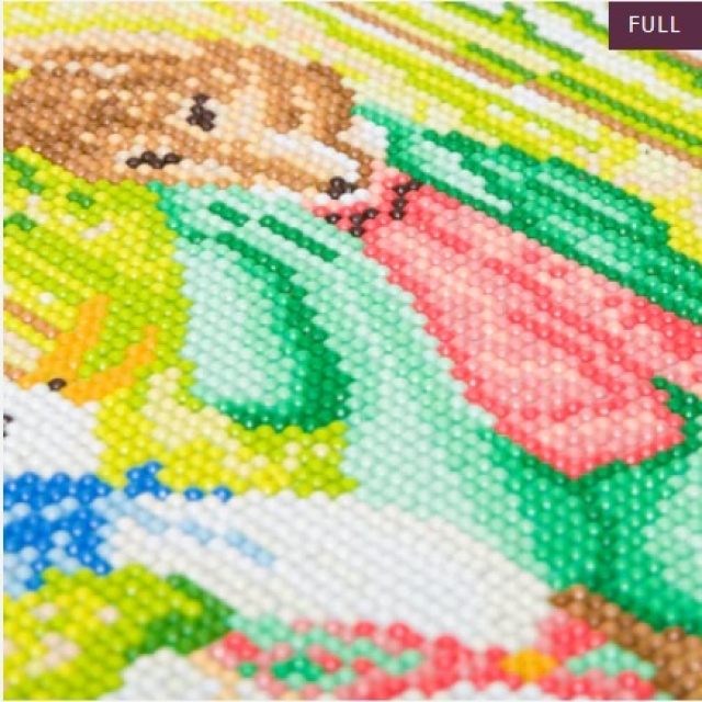 Craft Buddy CAK-PBRT30M Framed Crystal Art Holzrahmen Jemima Puddle Duck and Mr. Fox