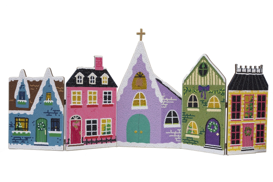 Craft Buddy CA-SCKT8 Crystal Art Foldable Village Scene