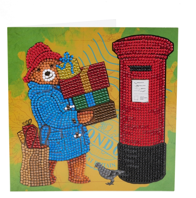 Craft Buddy CCK-PDB201 Crystal Art Card 18 x 18 cm Paddington with Gifts