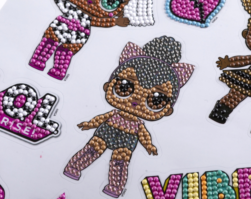 Craft Buddy Craft Buddy CAMK-LOL201 Crystal Art Sticker Set LOL Characters