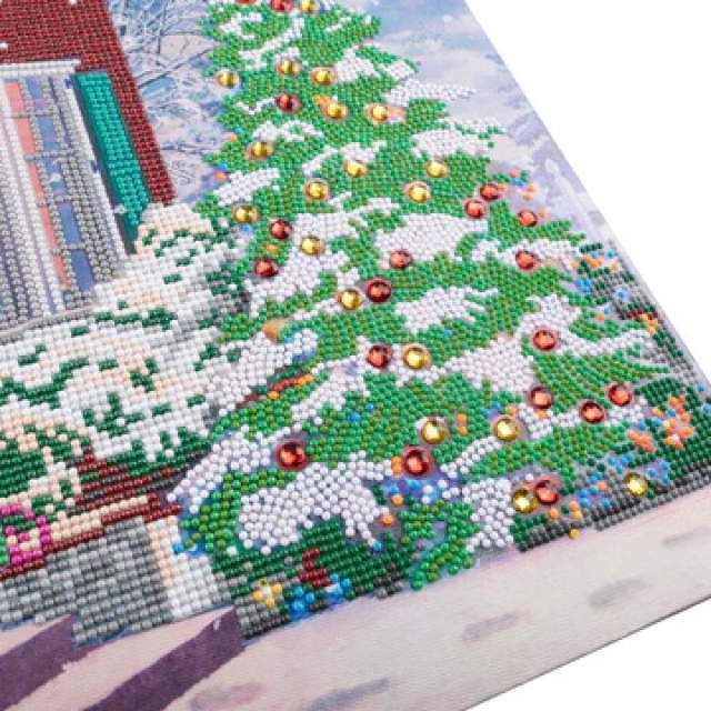 Craft Buddy CAK-A211L Crystal Art Kit 50 x 40 cm Christmas House