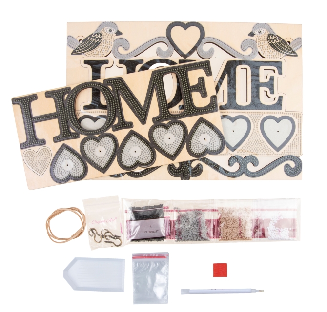 Craft Buddy CA- HD012KT Crystal Art Keys Holder