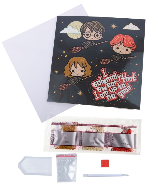 Craft Buddy CCK-HPS404 Crystal Art Card Kit 18 x 18 cm Flying High