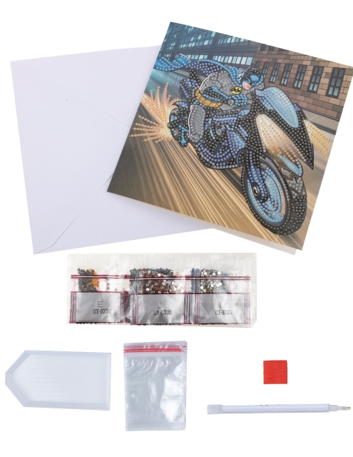 Craft Buddy CCK-DCU302 Crystal Card Kit Batman