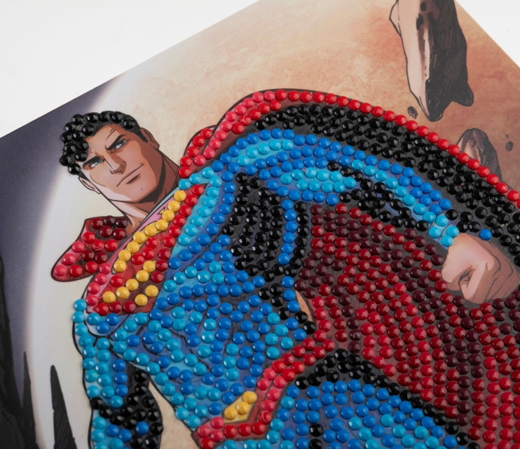 Craft Buddy CCK-DCU301 Crystal Art Card 18 x 18 cm Superman