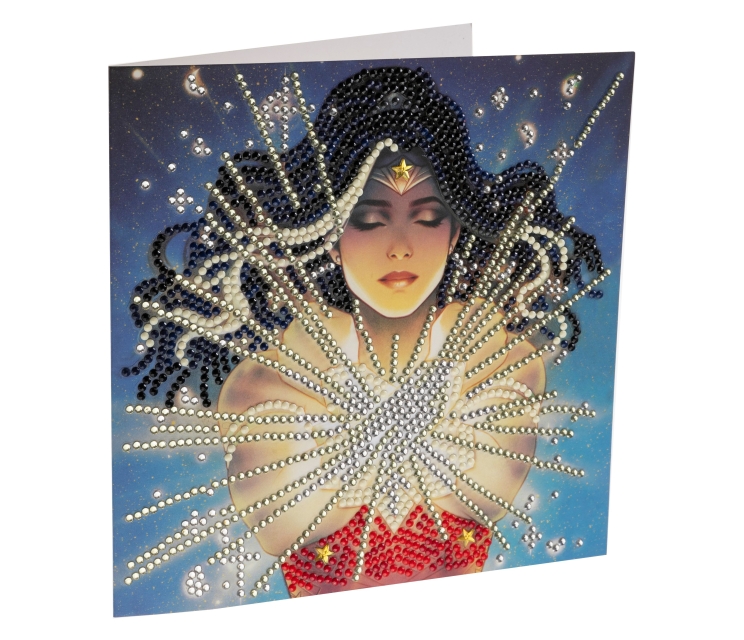 Craft Buddy CCK-DCU300 Crystal Art Card 18 x 18 cm Wonder Woman