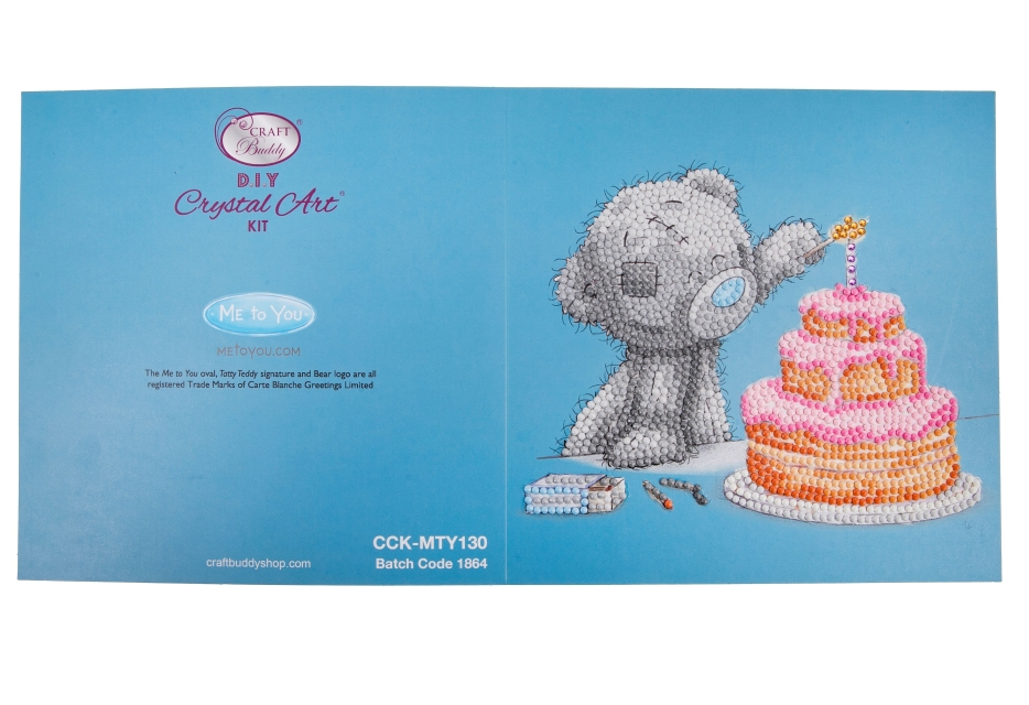 Craft Buddy CCK-MTY130 Crystal Card Kit 18 x 18 cm Happy Birthday