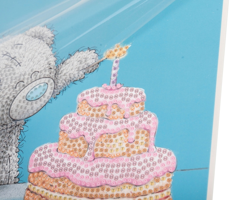 Craft Buddy CCK-MTY130 Crystal Card Kit 18 x 18 cm Happy Birthday