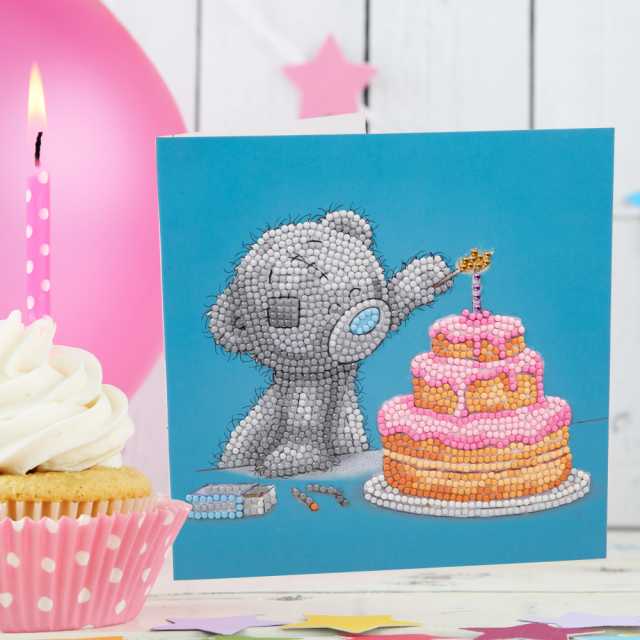 Craft Buddy CCK-MTY130 Crystal Card Kit 18 x 18 cm Happy Birthday