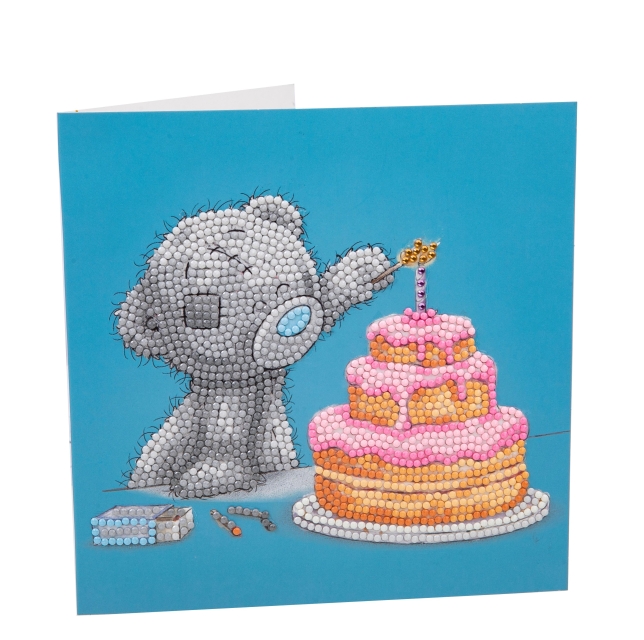 Craft Buddy CCK-MTY130 Crystal Card Kit 18 x 18 cm Happy Birthday