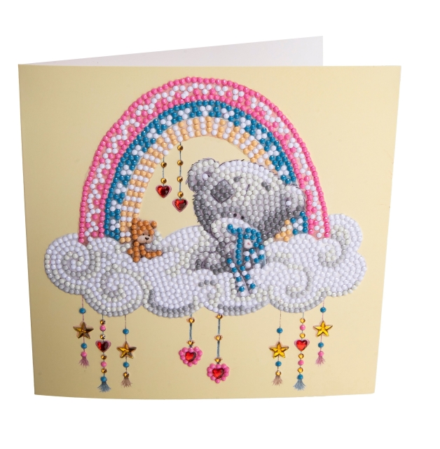 Craft Buddy CCK-MTY128 Crystal Card Kit 18 x 18 cm New Babe