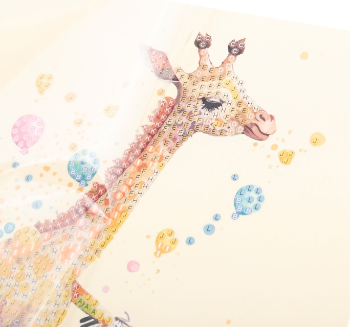 Craft Buddy CCK-A133 Crystal Card Kit 18 x 18 cm Giraffe