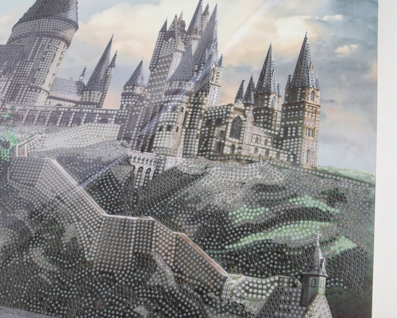 Craft Buddy CAK- HPS600L Crystal Art Framed Querformat 40 x 50 cm Hogwarts Castle