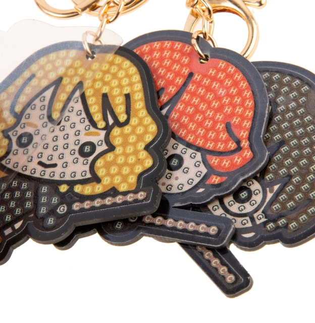 Craft Buddy CAKC-HPSSET1 Crystal Art Keyring Set Flying Friends